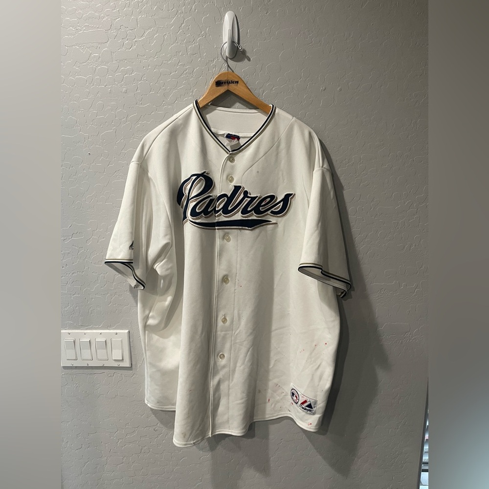Vintage Majestic San Diego Padres Stitched Blank‎ Jersey 2X/3X